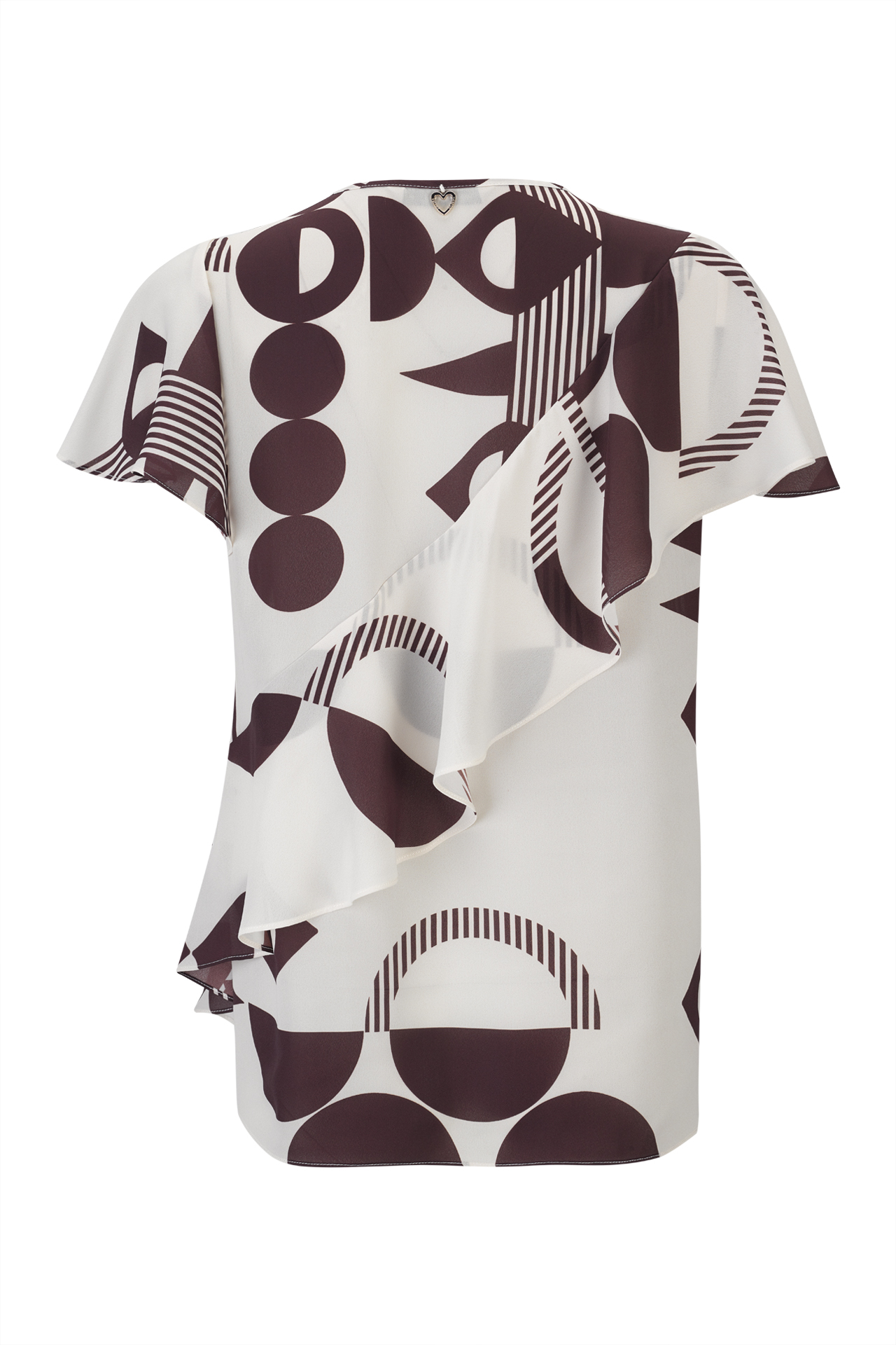 Blouse with an asymmetrical detail