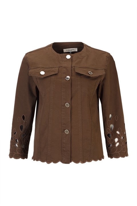 Embroidered brown jacket Embroidered brown jacket