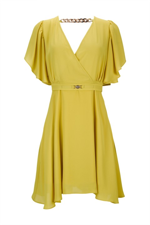 Gold chain dress