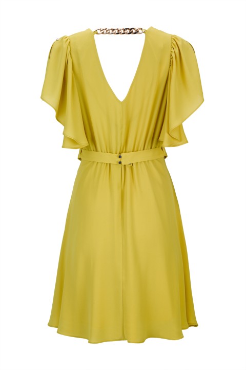 Gold chain dress