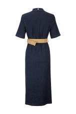 Vestido comprido de algodão