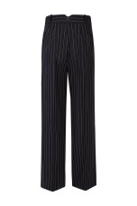 Pinstriped trousers