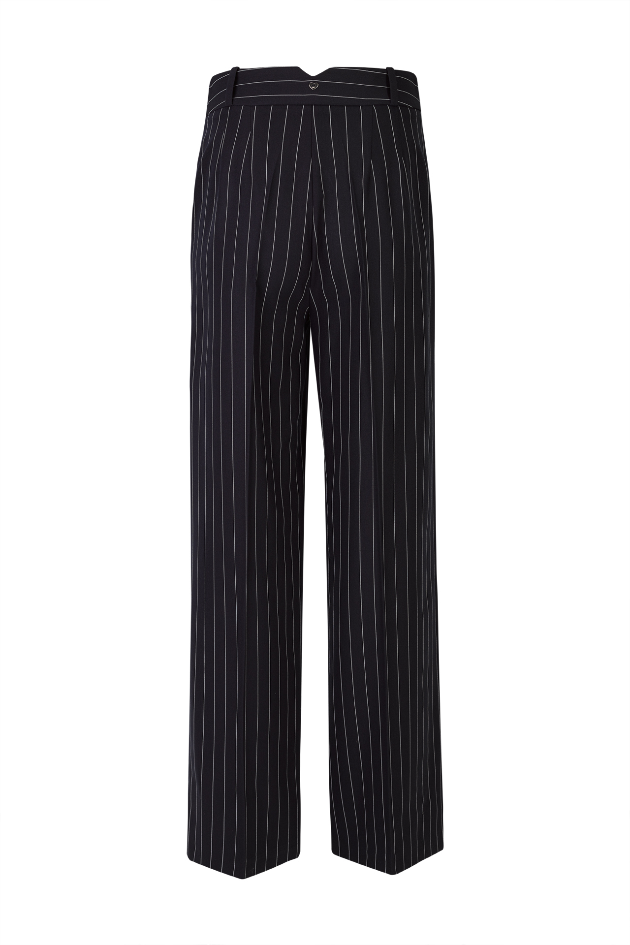 Pinstriped trousers