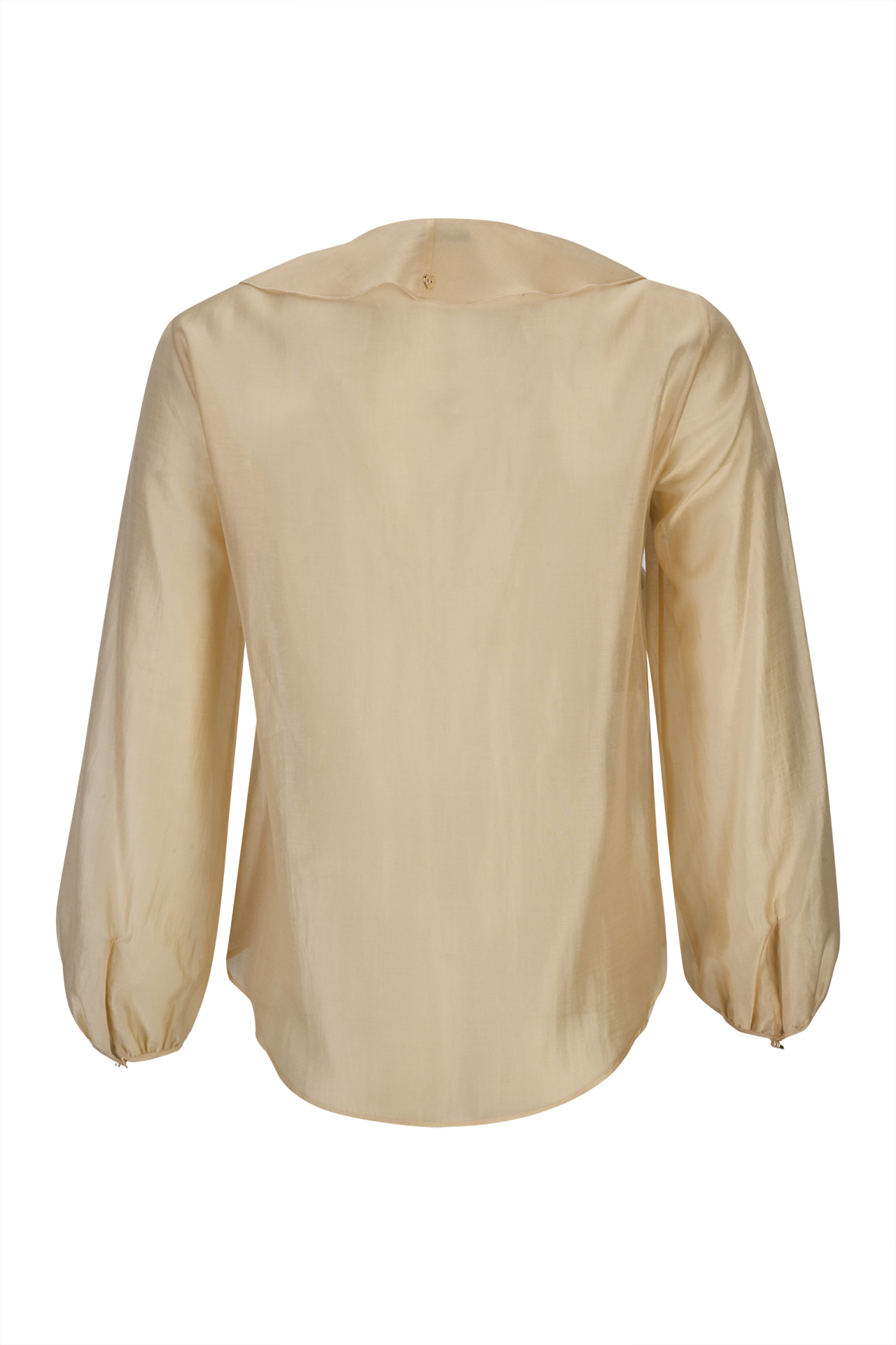 Atelier blouse with front ruffles