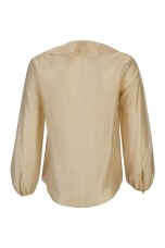 Atelier blouse with front ruffles