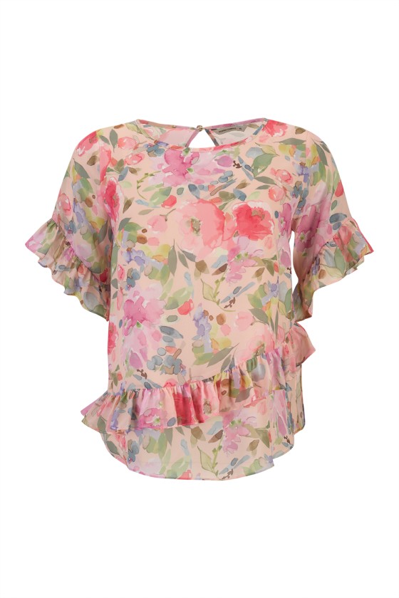 Ruffled blouse