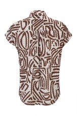 Blouse ethnique en coton