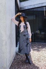 Tunic with a bow