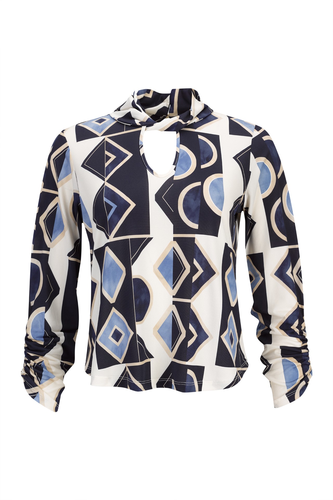 Twisted collar sweater