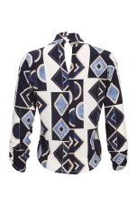 Twisted collar sweater