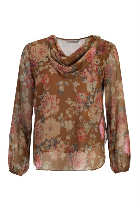Adjustable scarf tunic