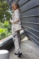 Blazer maxi ilhós