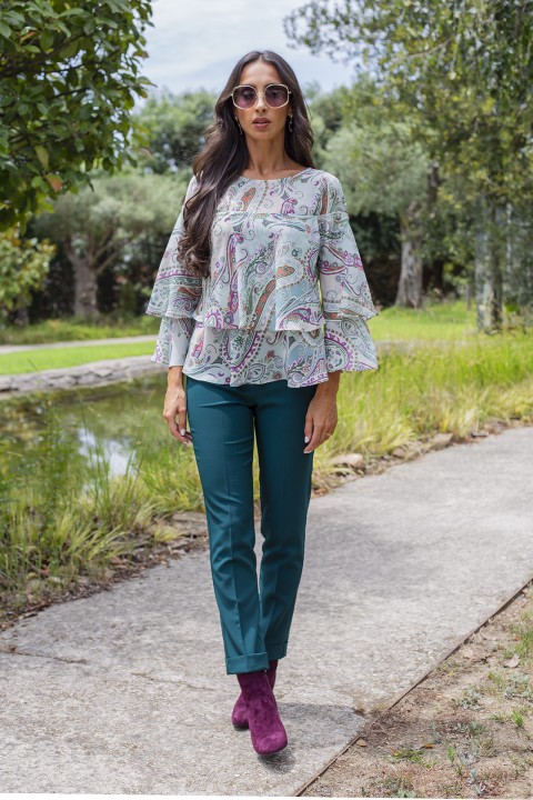 Ruffled tunic