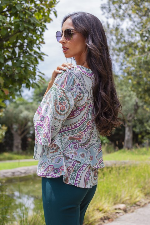 Ruffled tunic