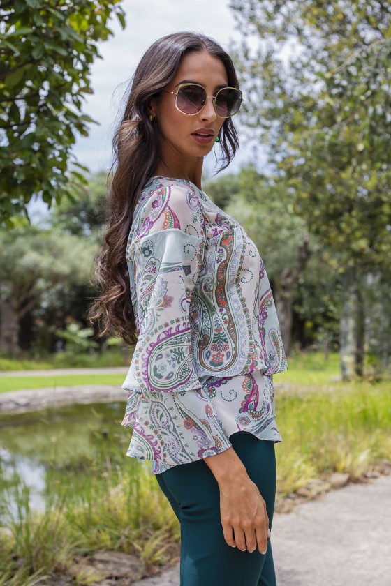 Ruffled tunic