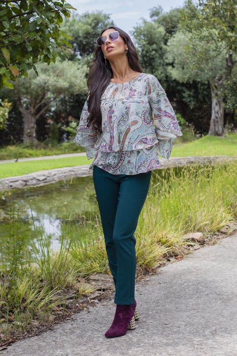 Ruffled tunic