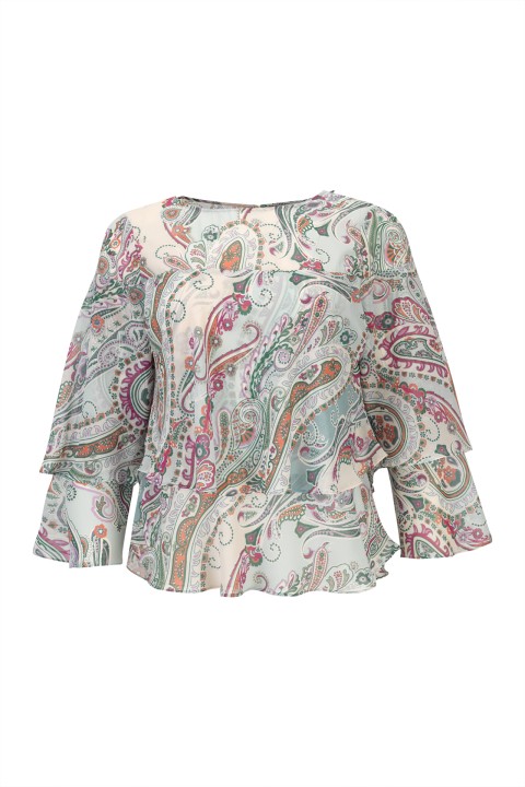 Ruffled tunic