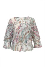 Ruffled tunic