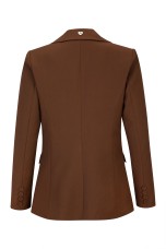 Maxi blazer with eyelets