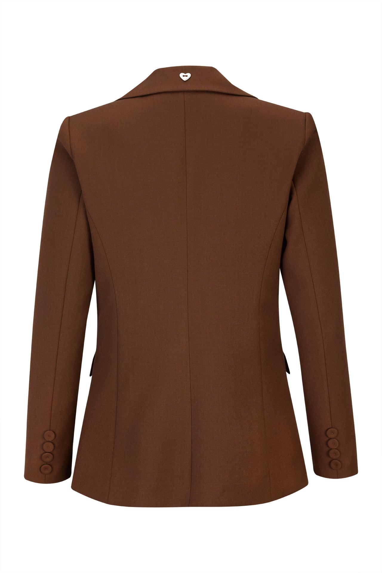 Maxi blazer with eyelets