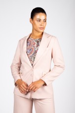 Maxi Blazer with Eyelets
