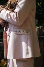 Maxi Blazer with Eyelets