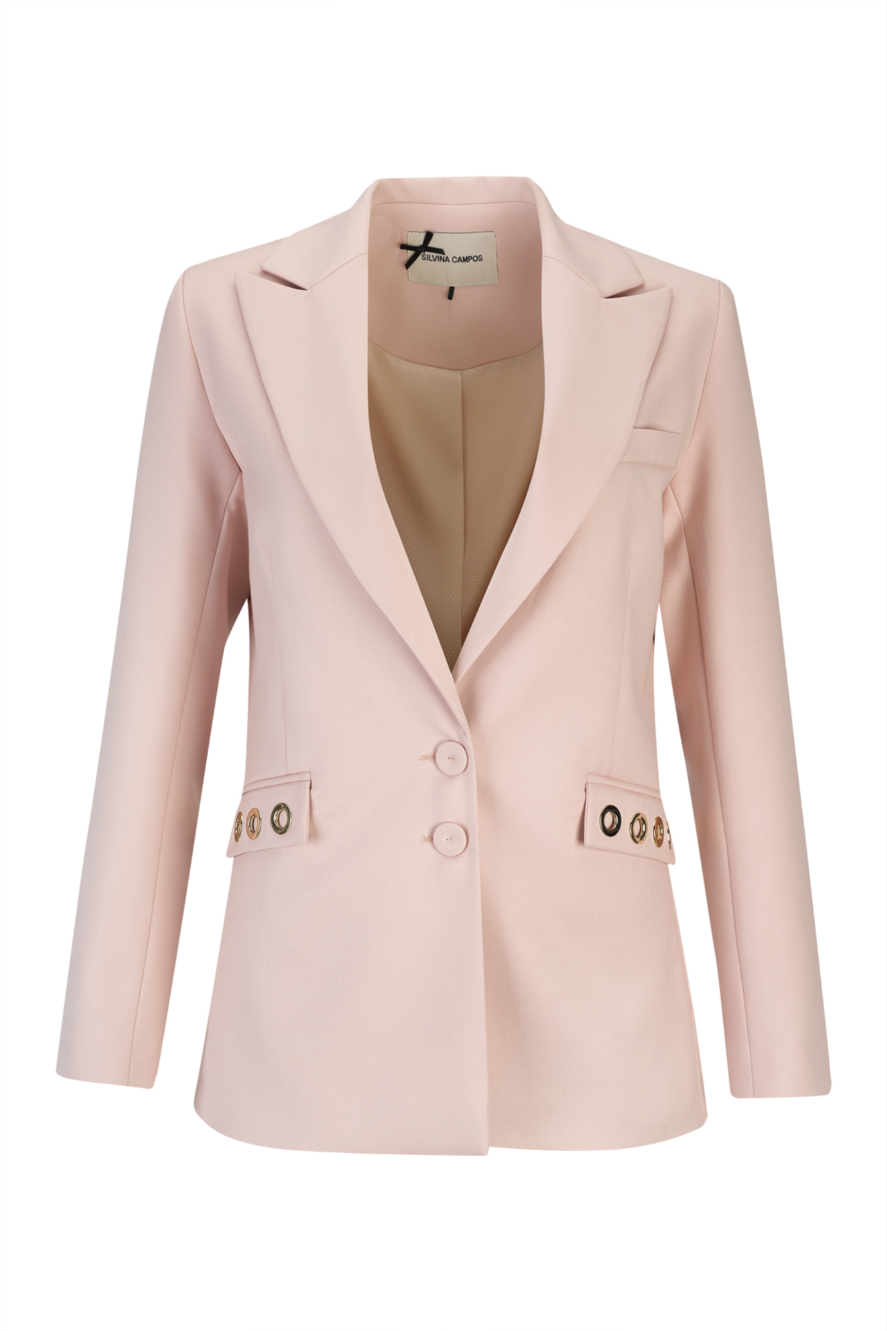 Maxi Blazer with Eyelets