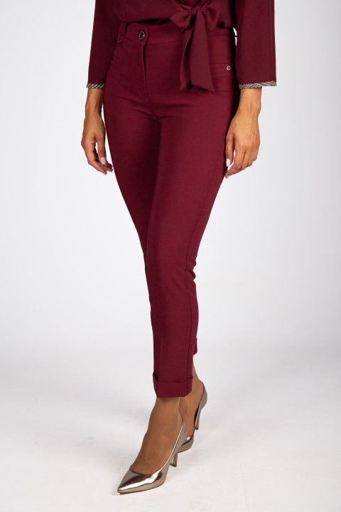 Classic slim fit trousers