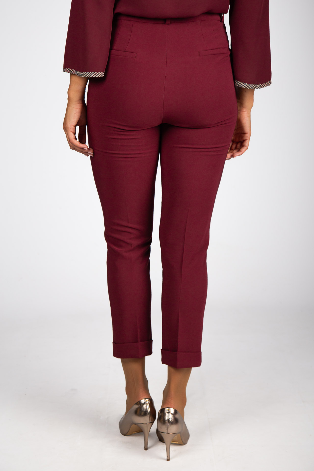 Classic slim fit trousers