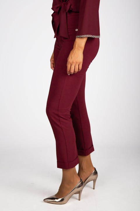 Classic slim fit trousers