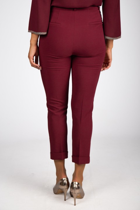 Classic slim fit trousers