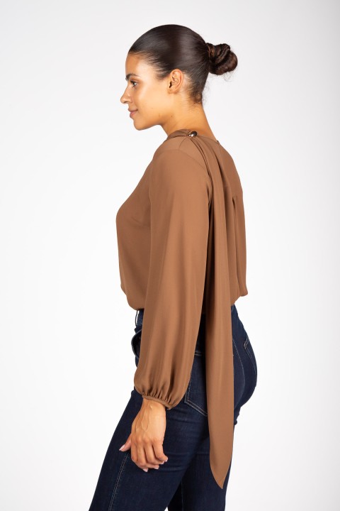 Adjustable scarf tunic