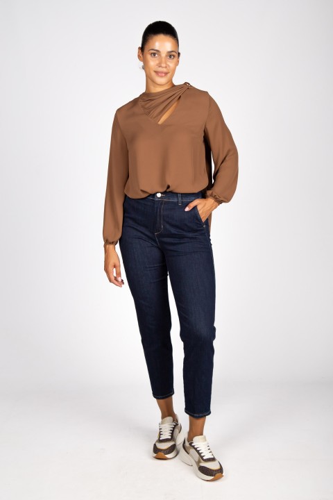 Adjustable scarf tunic