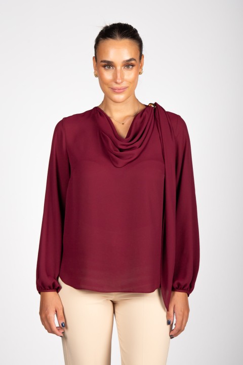 Adjustable scarf tunic