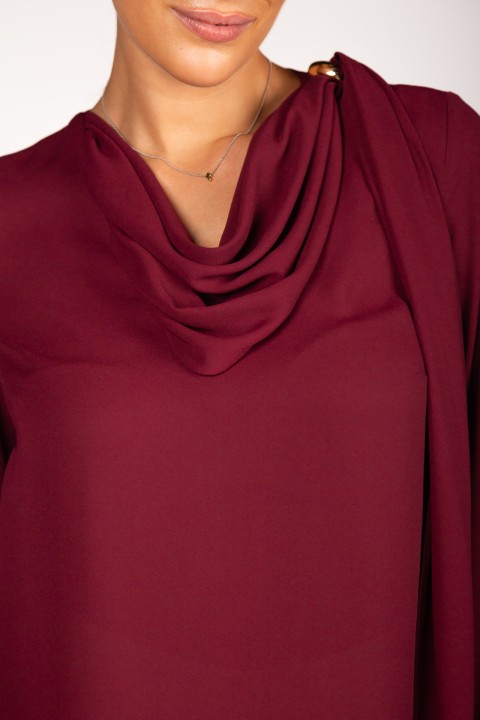 Adjustable scarf tunic