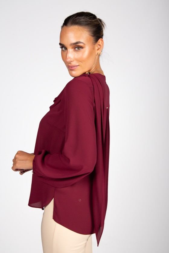 Adjustable scarf tunic