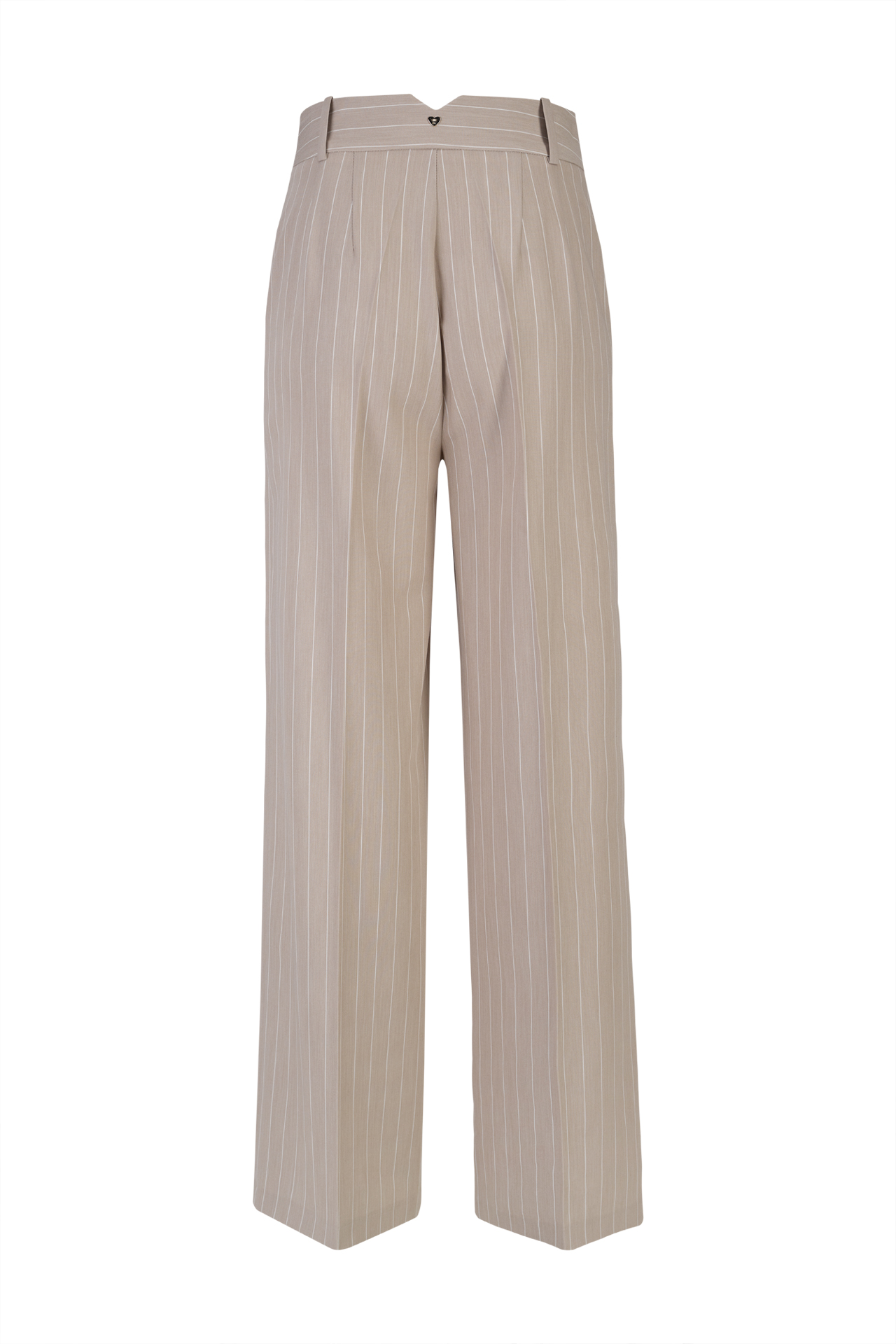 Pinstriped trousers