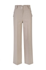 Pinstriped trousers