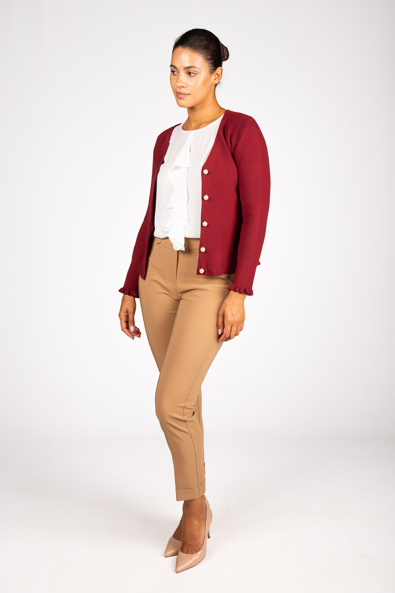 Classic slim fit trousers