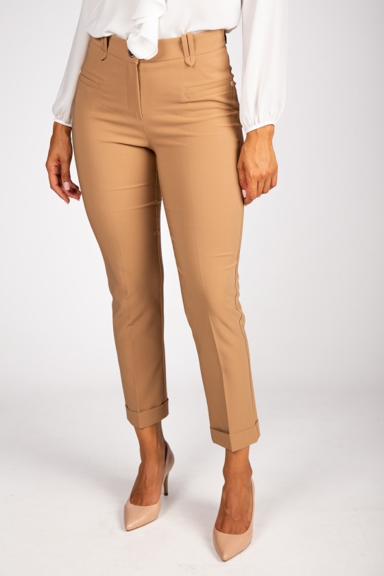 Classic slim fit trousers