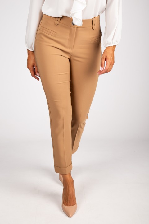 Classic slim fit trousers