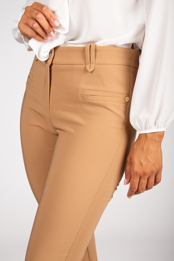 Classic slim fit trousers