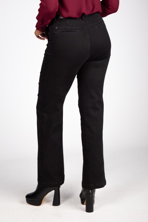 Black wide-leg jeans Black wide-leg jeans