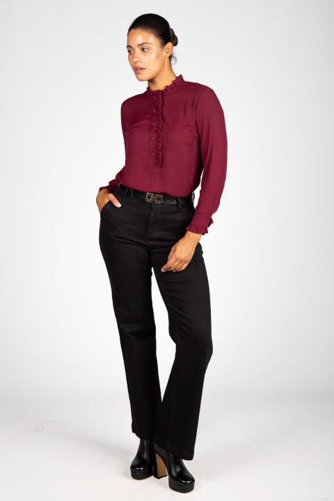 Black wide-leg jeans Black wide-leg jeans