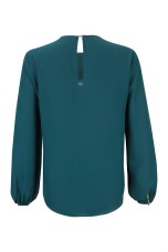 Cascading ruffled tunic