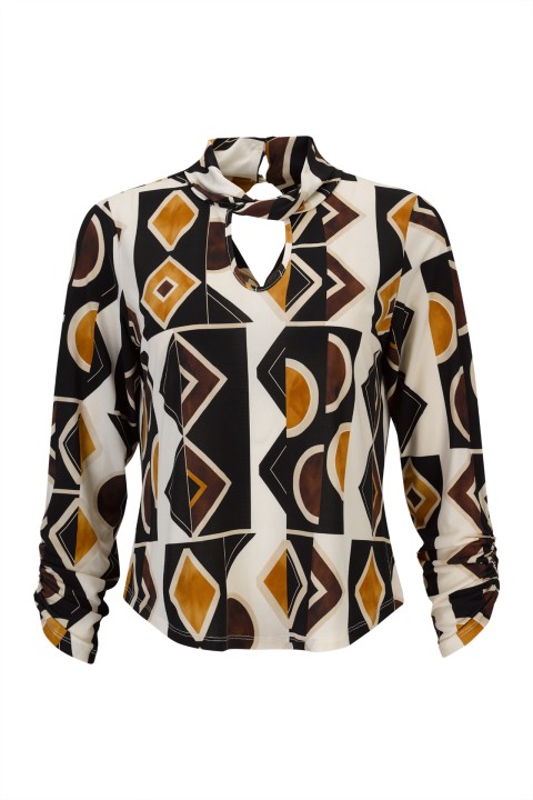 Twisted collar sweater Twisted collar sweater