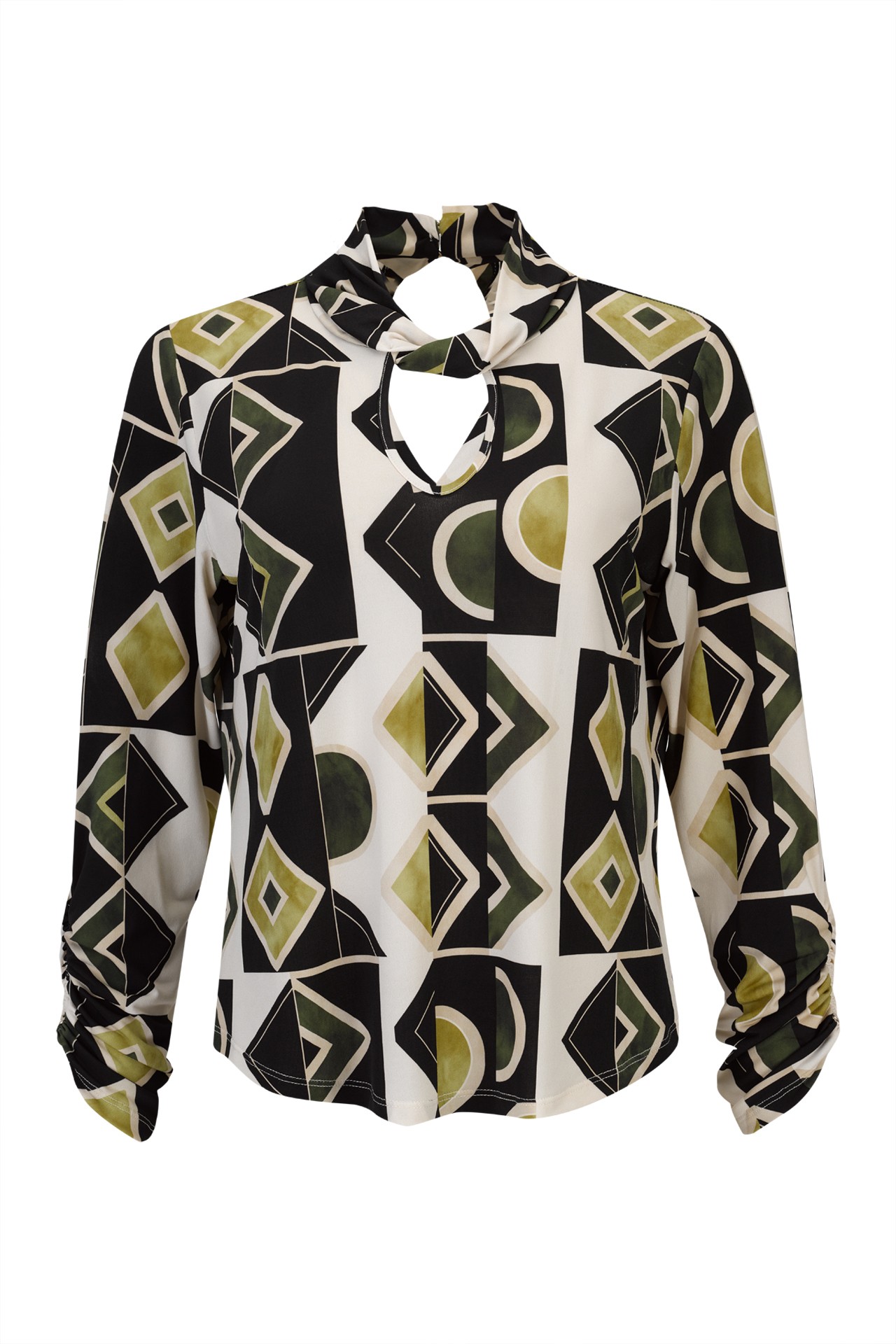 Twisted collar sweater