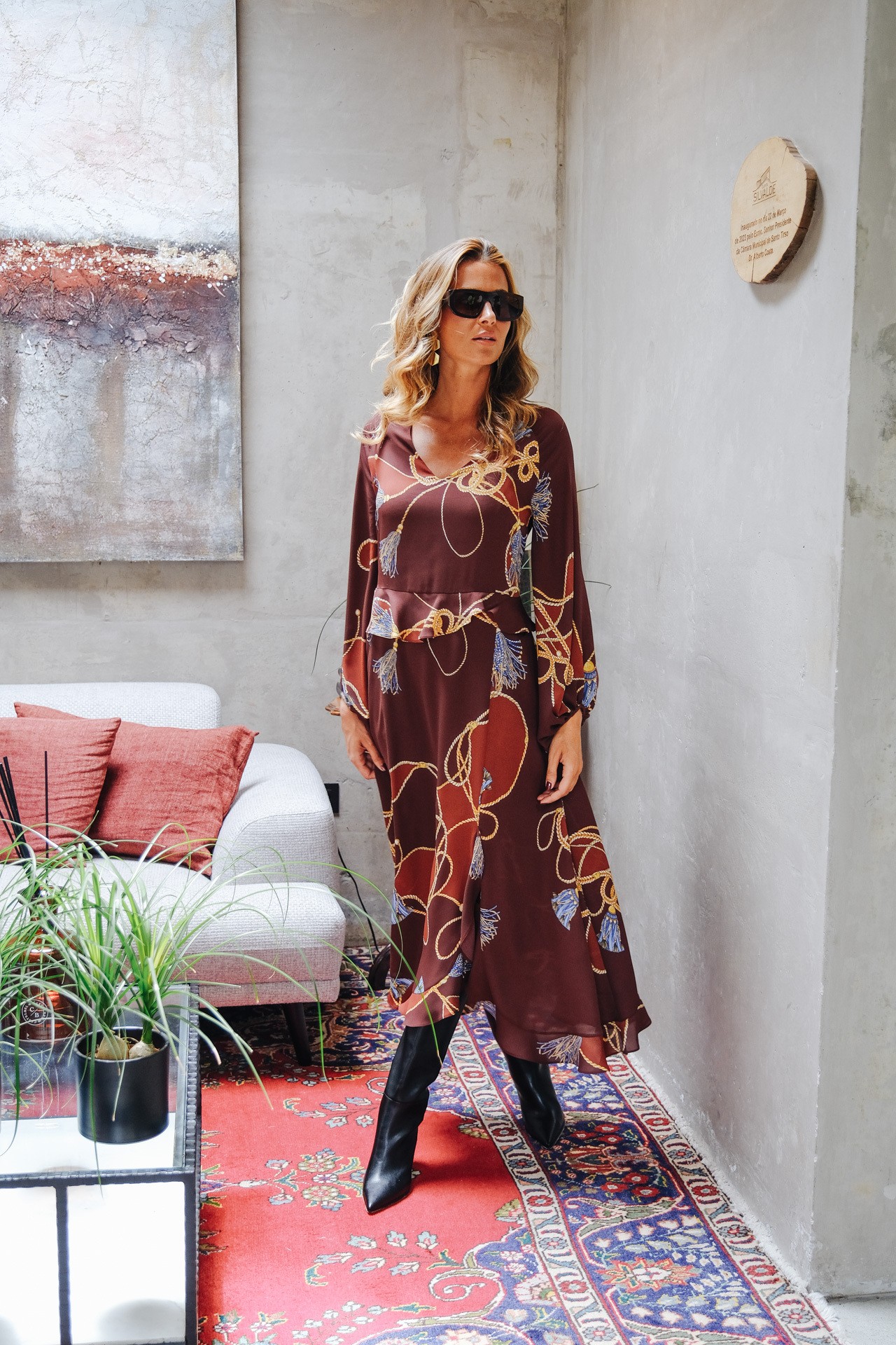 Printed dress