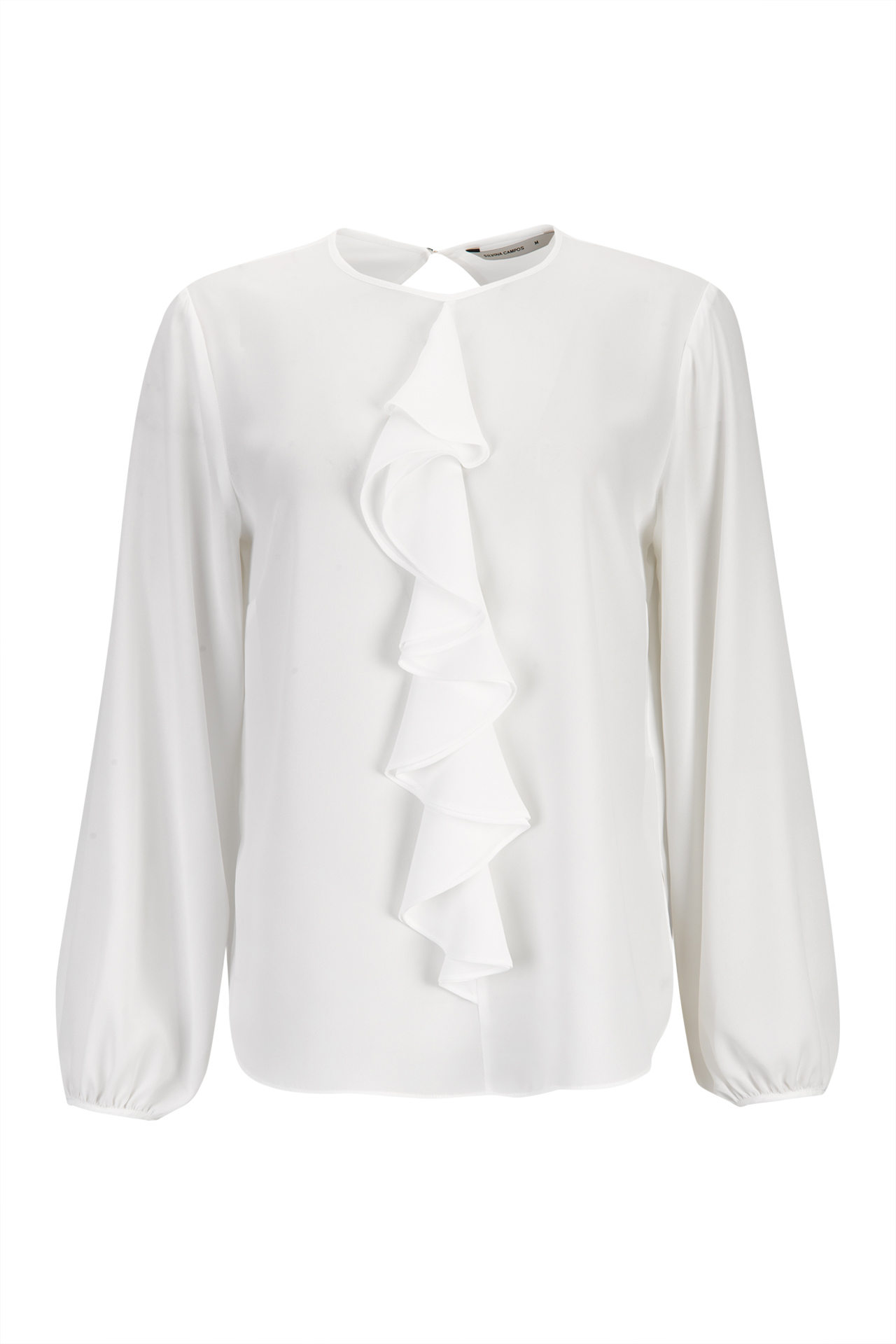 Cascading ruffled tunic