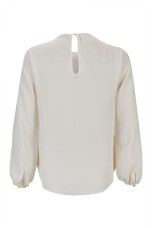 Cascading ruffled tunic